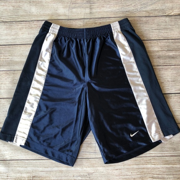 Mens navy blue basketball shorts